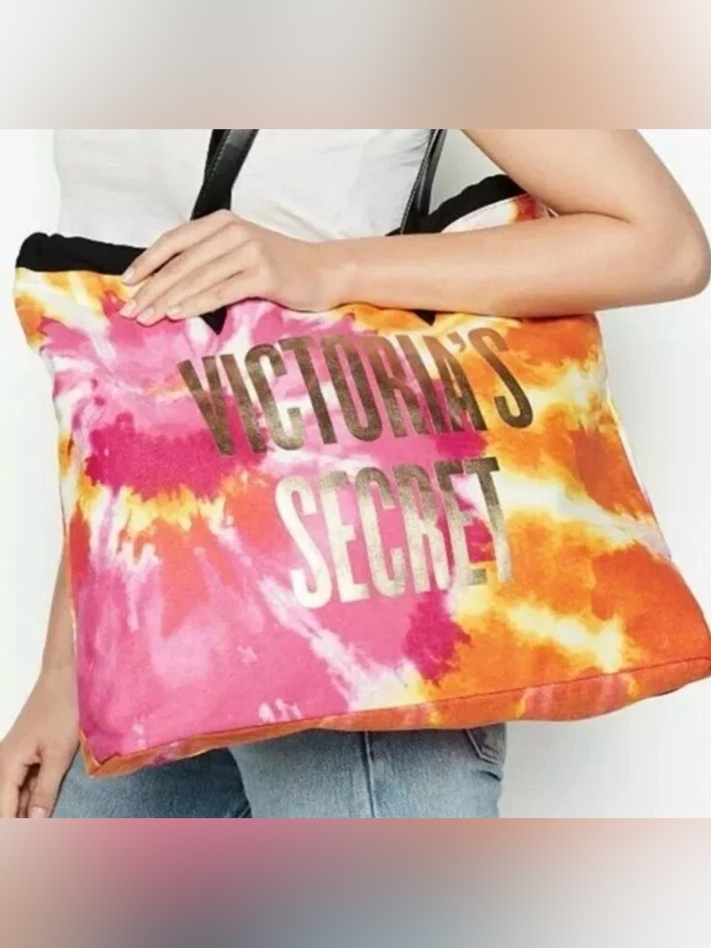 Victoria's Secret Limited Edition Tye Dye Large Tote Bag